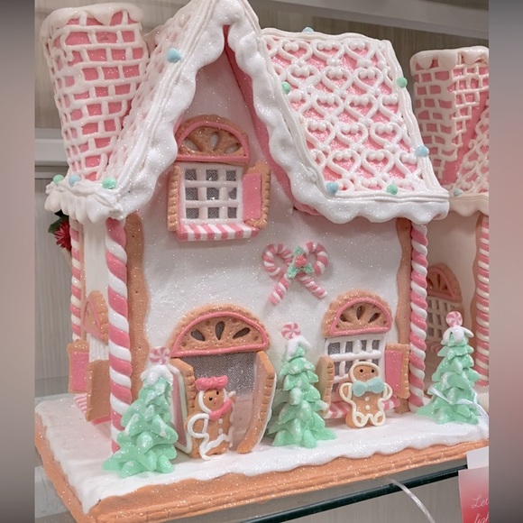 Pink Gingerbread House - Picture 1 of 1
